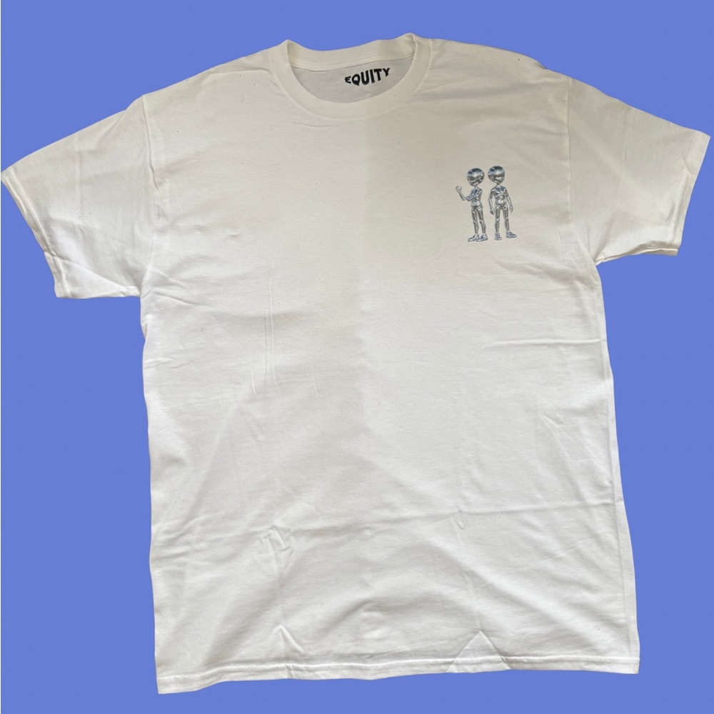 White Graphic Tee - Short Sleeve